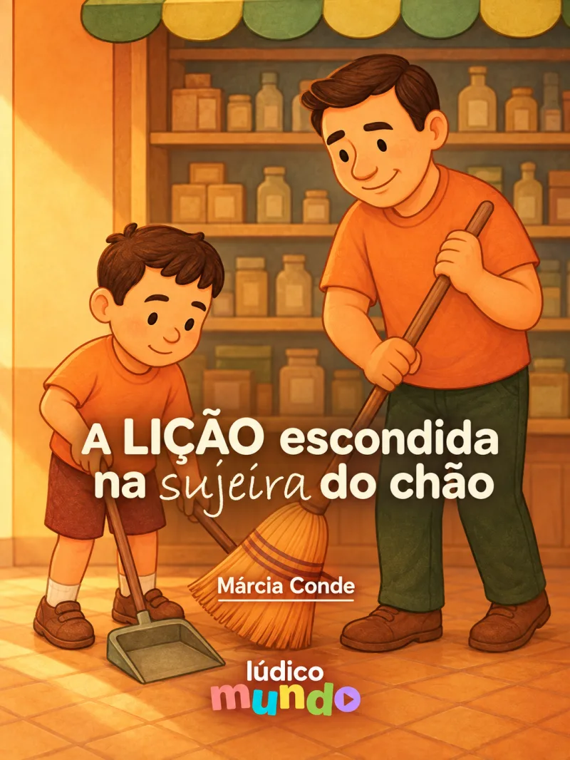 Capa do livro A Lição Escondida na Sujeira do Chão