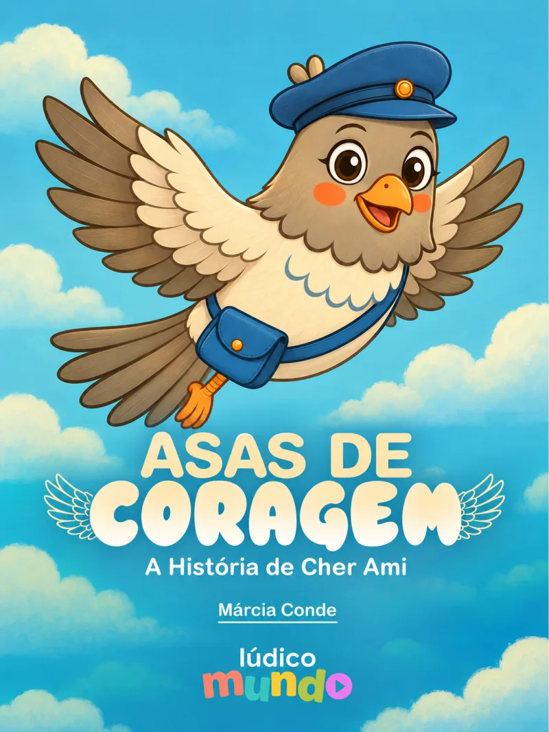 Capa do livro Asas de Coragem